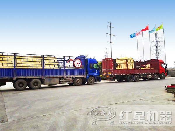 發往江蘇的鄂式破碎機生產線 發往江蘇的鄂式破碎機生產線