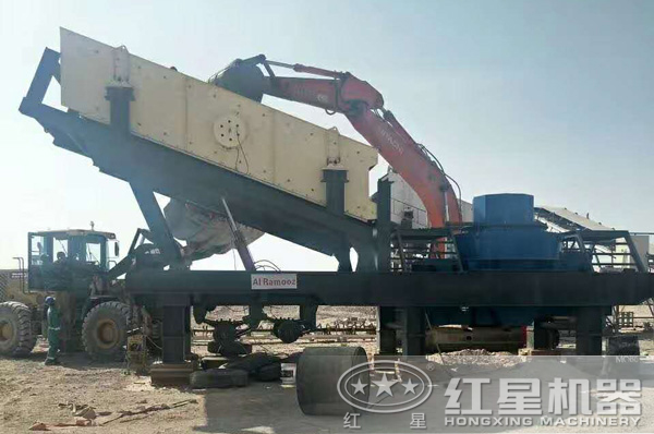 直接開到現(xiàn)場作業(yè)的移動(dòng)式打砂機(jī)