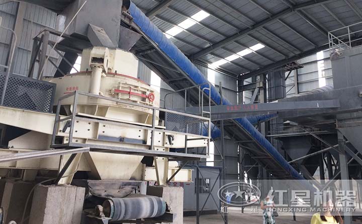 制砂機(jī)作業(yè)現(xiàn)場