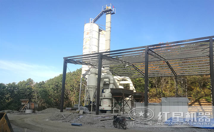 磨粉生產(chǎn)線現(xiàn)場(chǎng)