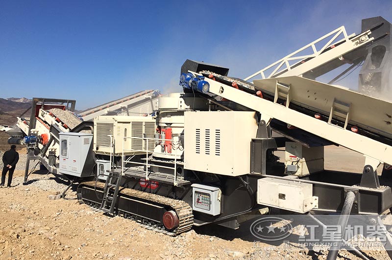 移動破碎機生產(chǎn)現(xiàn)場
