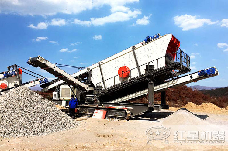 履帶移動破碎站工作現(xiàn)場 履帶移動破碎站工作現(xiàn)場